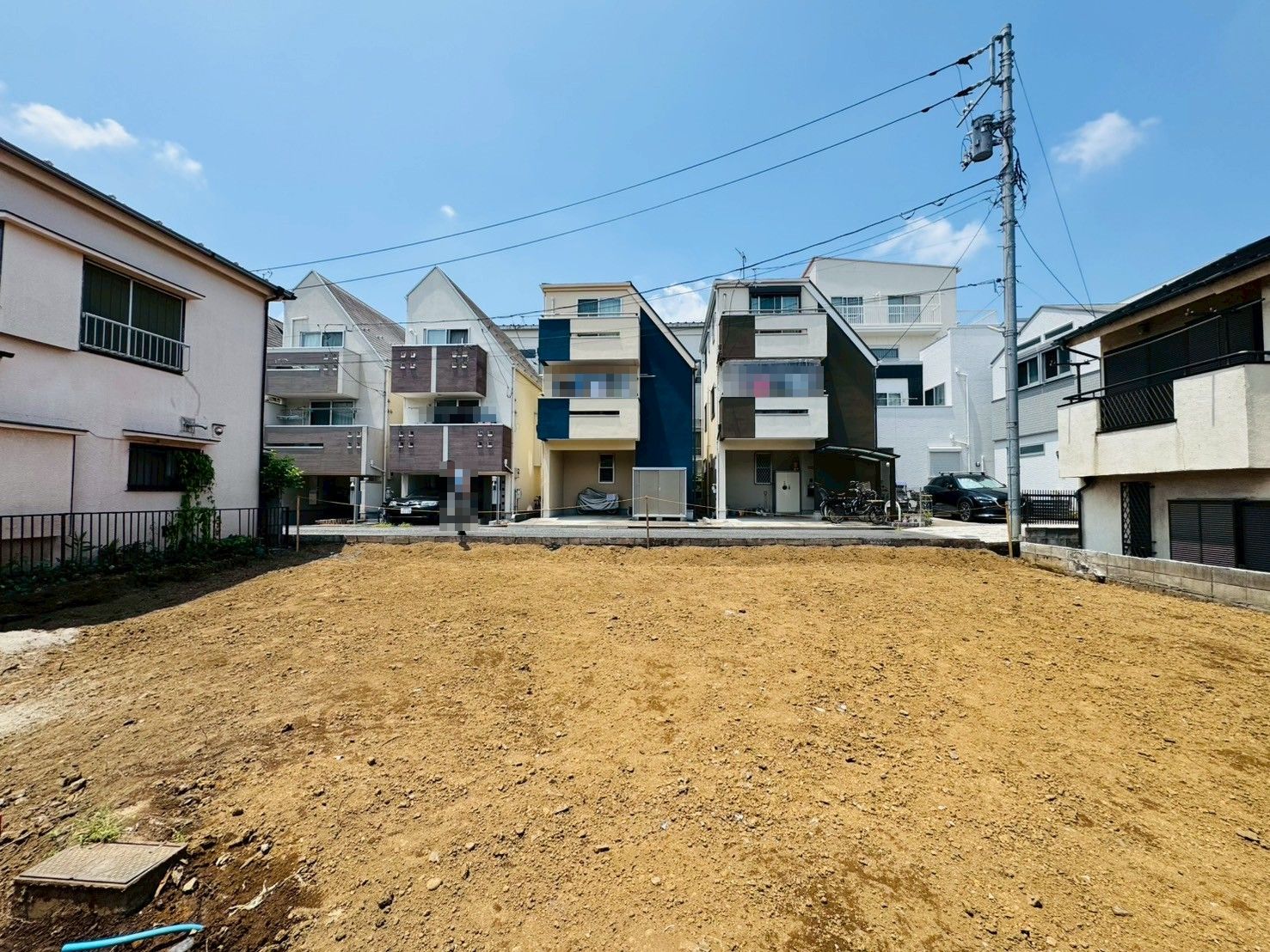 板橋区赤塚1丁目／建築条件なし売地／6000万