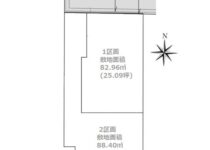 練馬区石神井町6丁目／建築条件なし売地／1区画／6580万