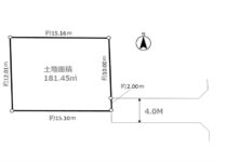 世田谷区上用賀5丁目 建築条件無し売地