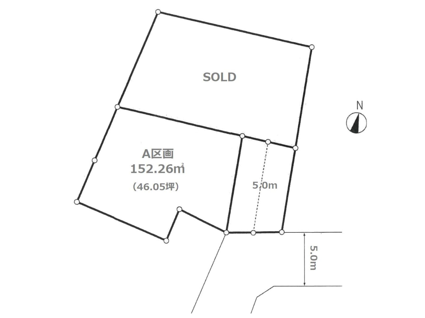 世田谷区桜上水2丁目 A区画　売地　