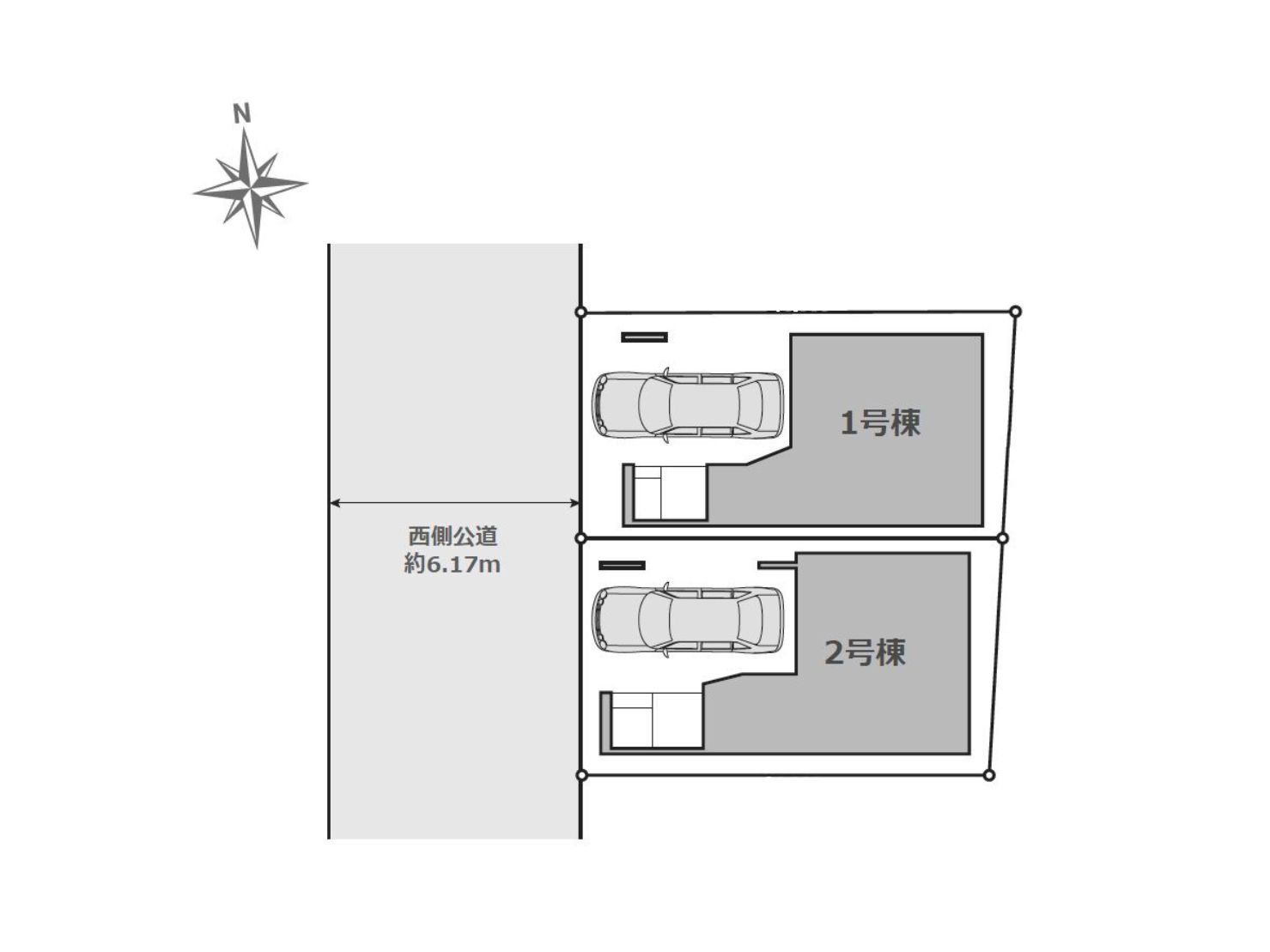 新宿区西落合1丁目　新築一戸建て　２号棟